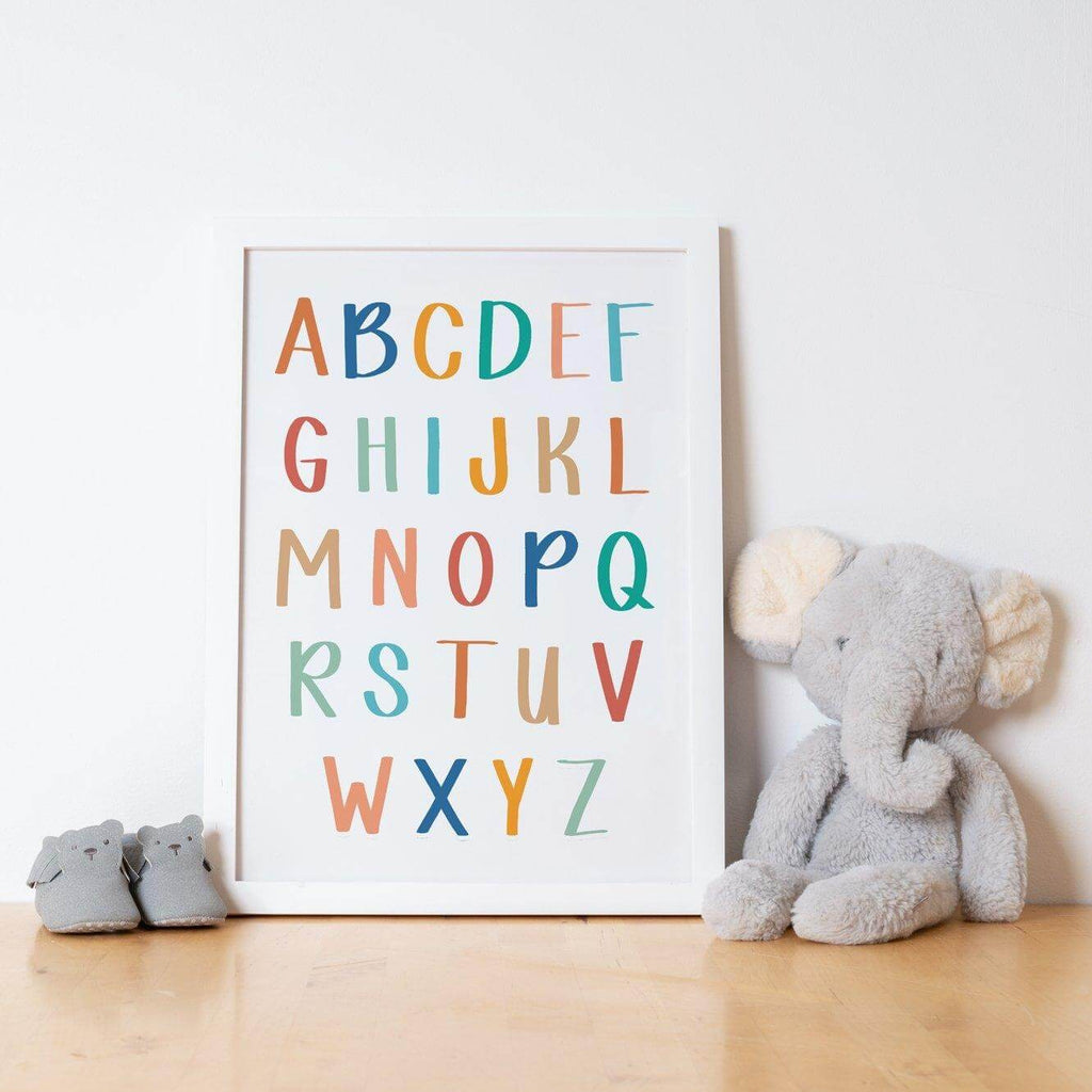 Alphabet Art Print - Hue Complete Me