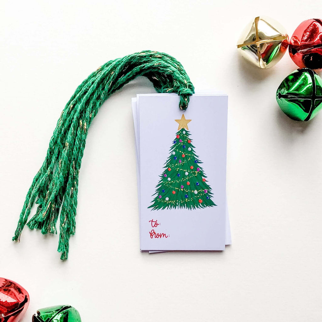 Christmas Tree Gift Tags - Hue Complete Me