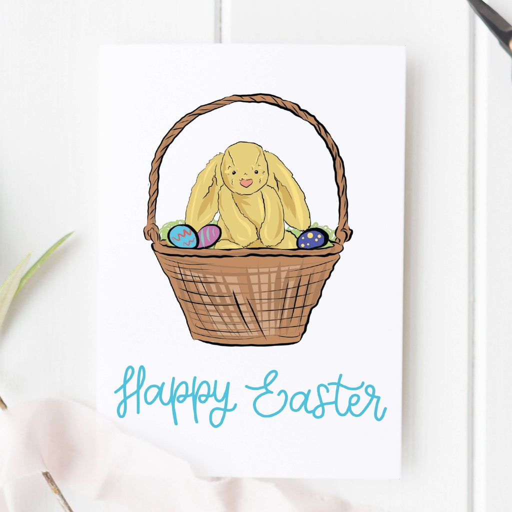 Easter Bunny Happy Easter Card - Hue Complete Me