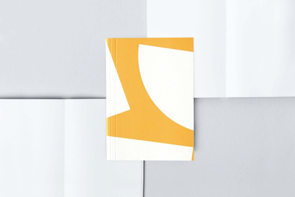 Limited Edition | A6 Layflat Weekly Pocket Planner - Blocks Print in Mustard - Hue Complete Me