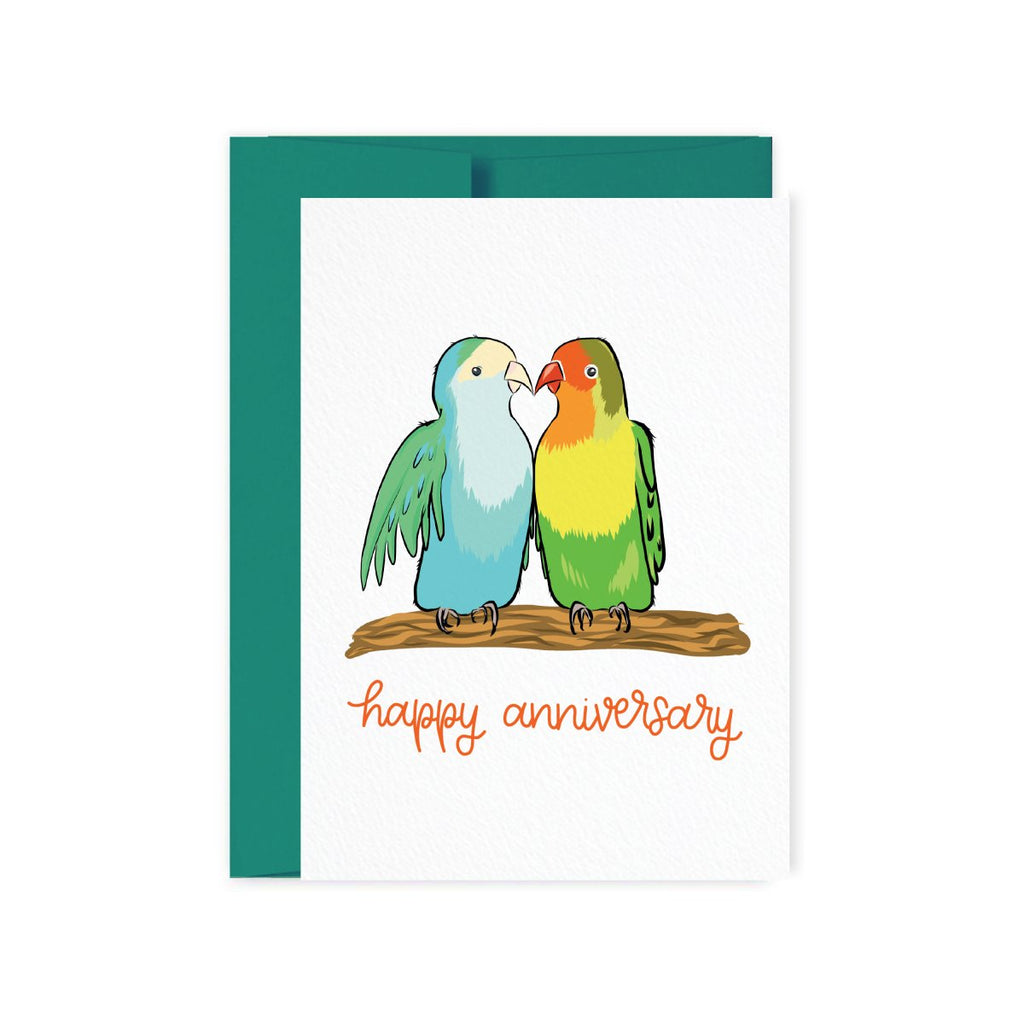 Love Birds Anniversary Card - Hue Complete Me