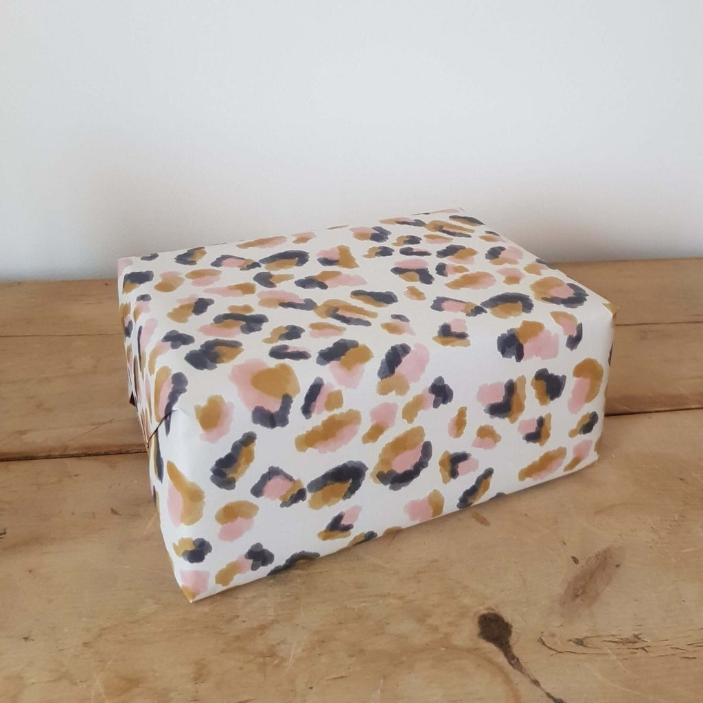 Luxury Leopard Print Gift Wrap - Hue Complete Me