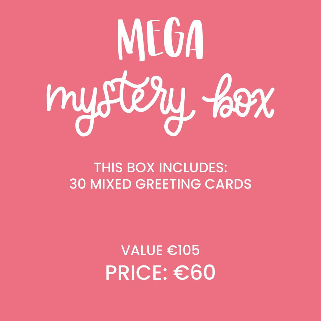 Mega Mystery Box - 30 Greeting Cards - Hue Complete Me
