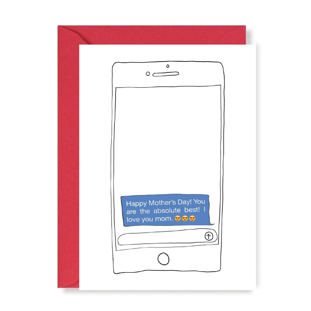 Mother's Day Text Message Card - Hue Complete Me