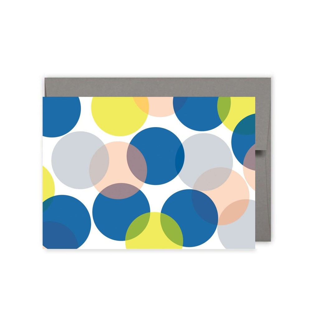 Overlapping Circles Blank Card - Hue Complete Me