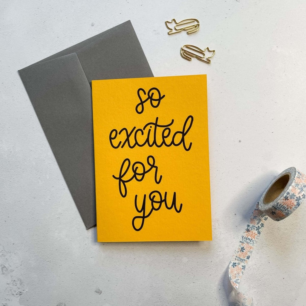 So Excited For You Card - Hue Complete Me