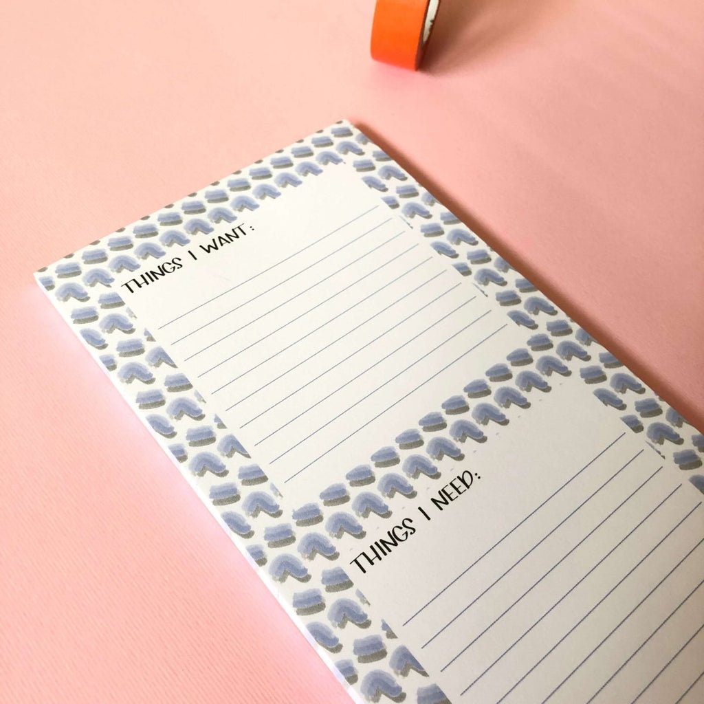 Things I Want Funny Notepad - Hue Complete Me
