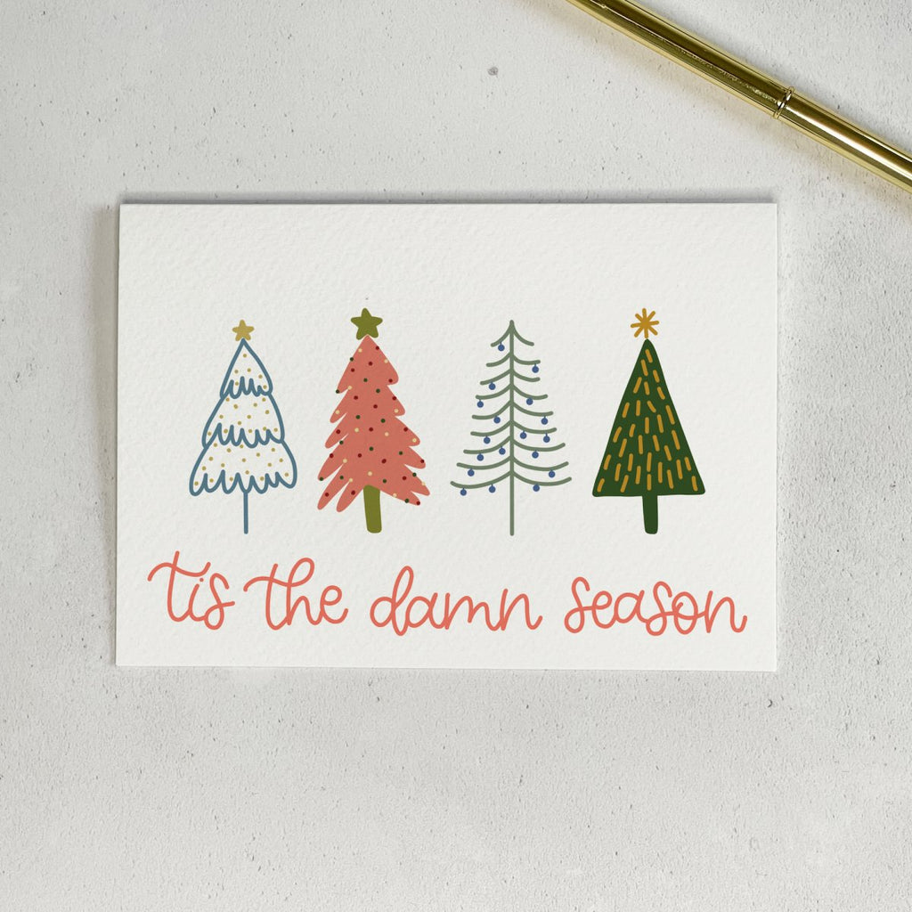 Tis The Dam Season Christmas Card - Hue Complete Me