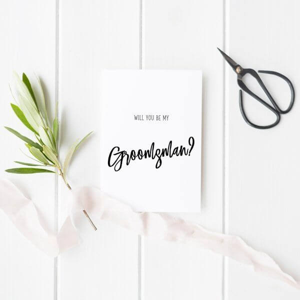 Will You Be My Groomsman Card - Hue Complete Me