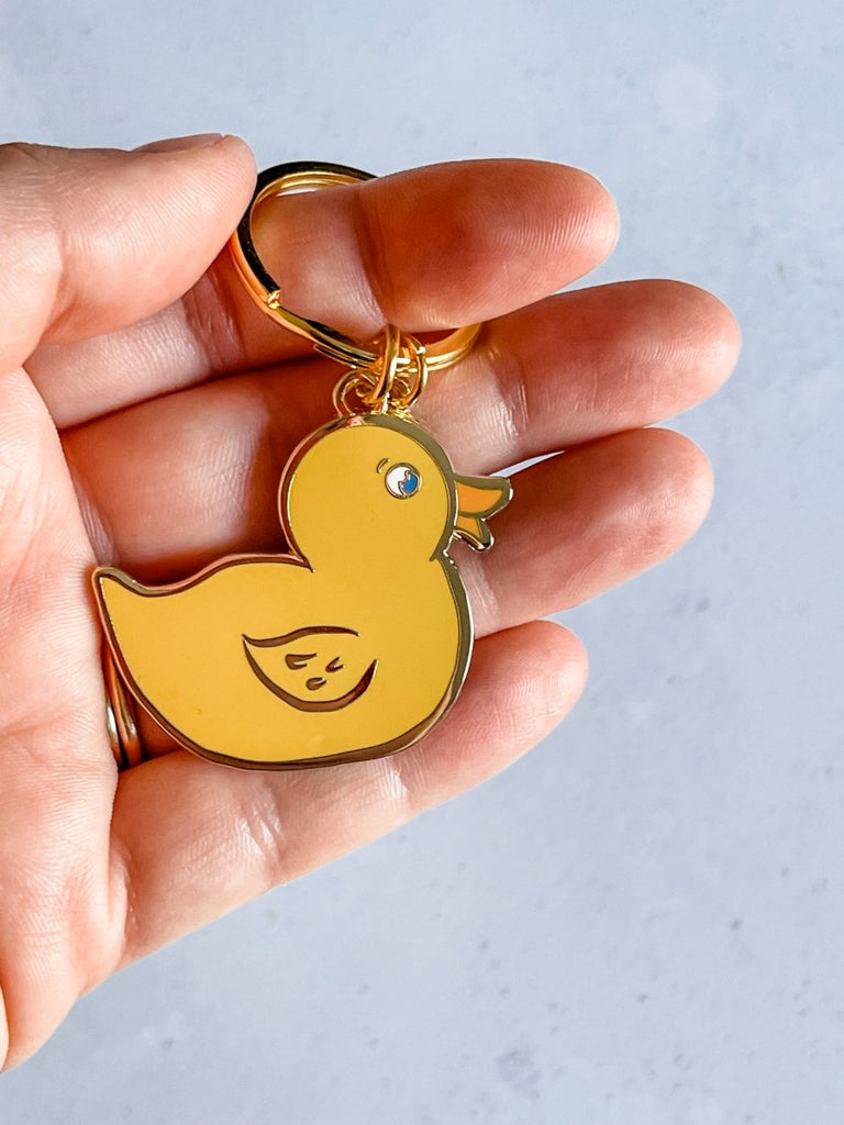 Yellow Duck Keychain - Hue Complete Me