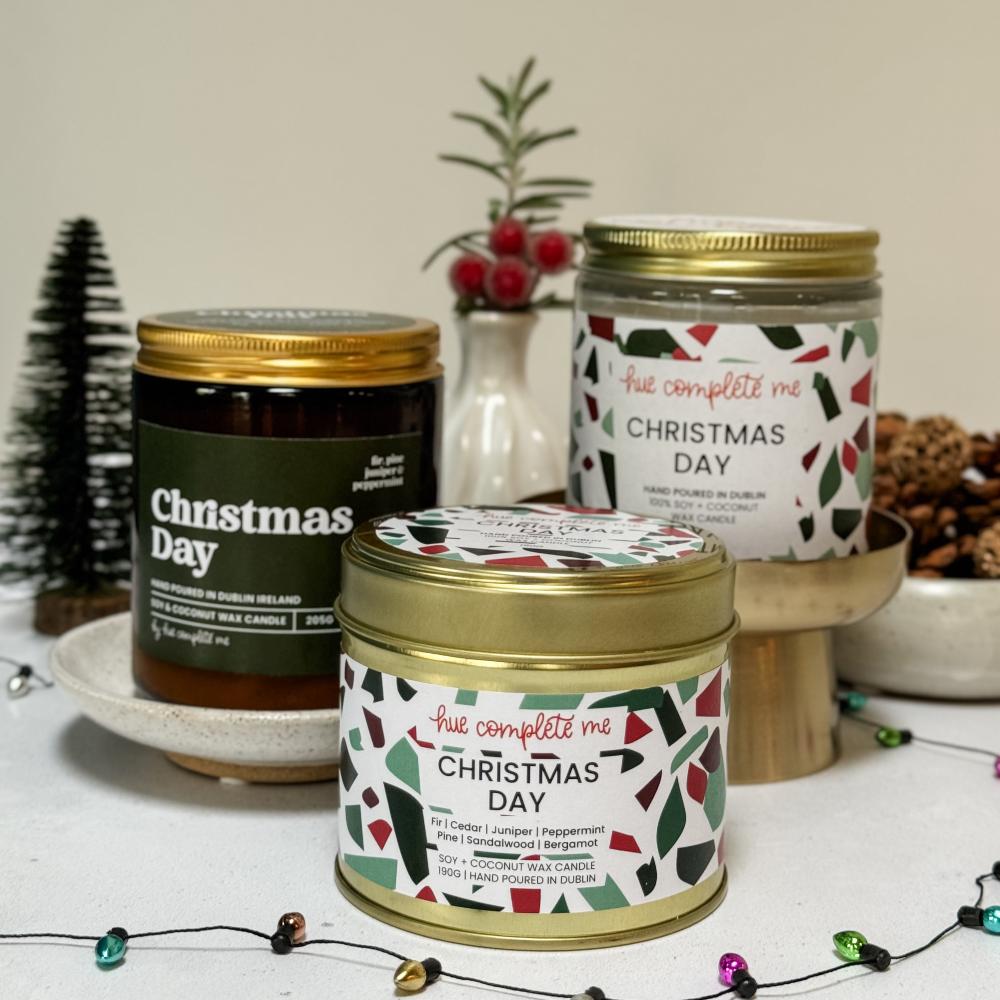 Christmas Day Amber Jar Candle