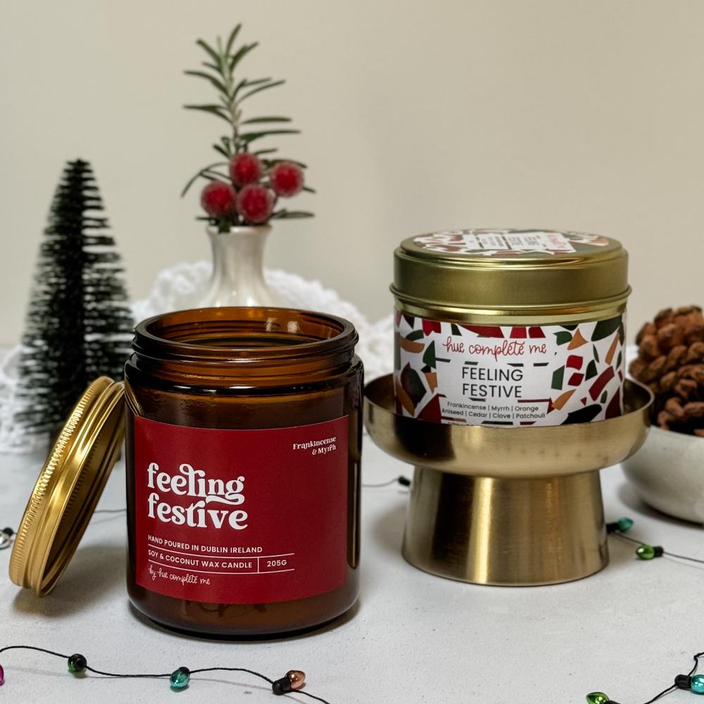 Feeling Festive Amber Jar Candle
