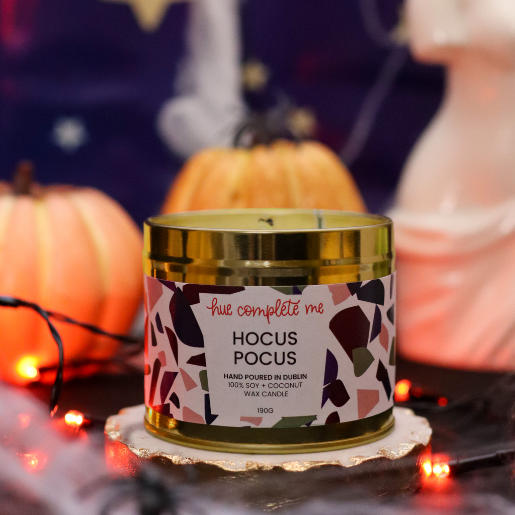 candied apple Halloween candle hand poured in Dublin ireland