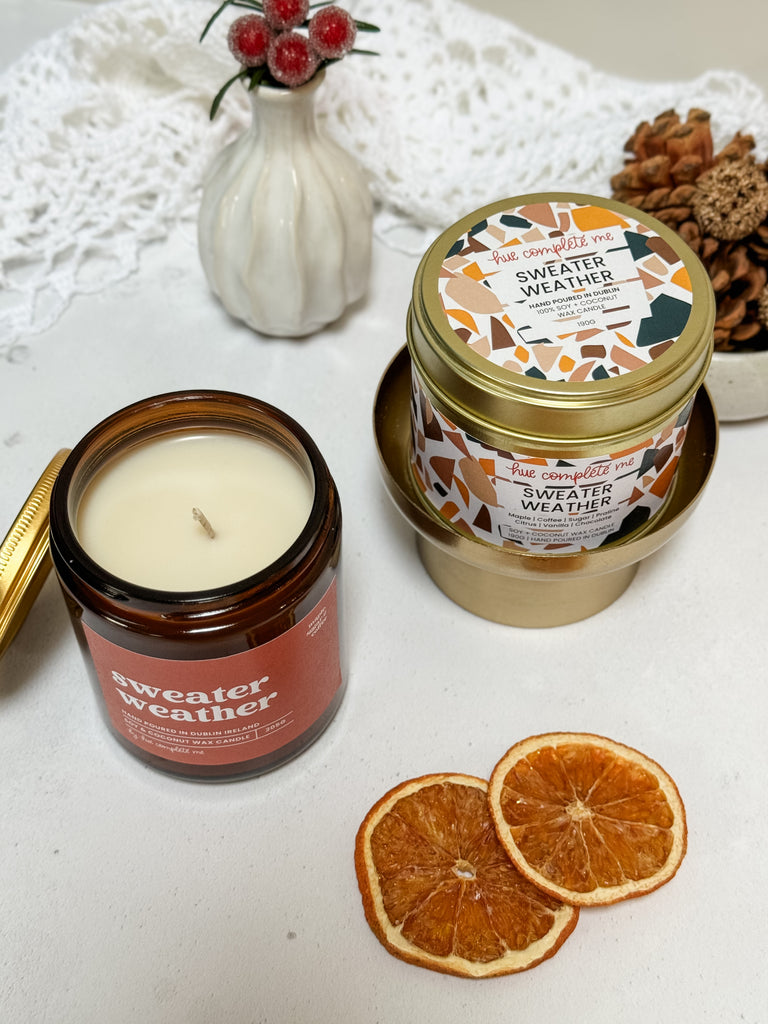 Sweater Weather Amber Jar Candle