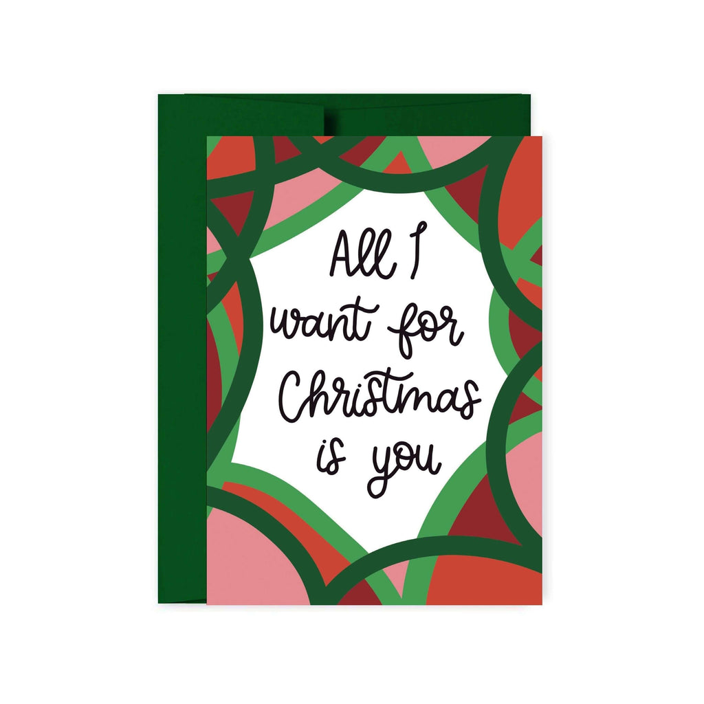 All I Want For Christmas Is You Card Greeting Card Hue Complete Me €3.95