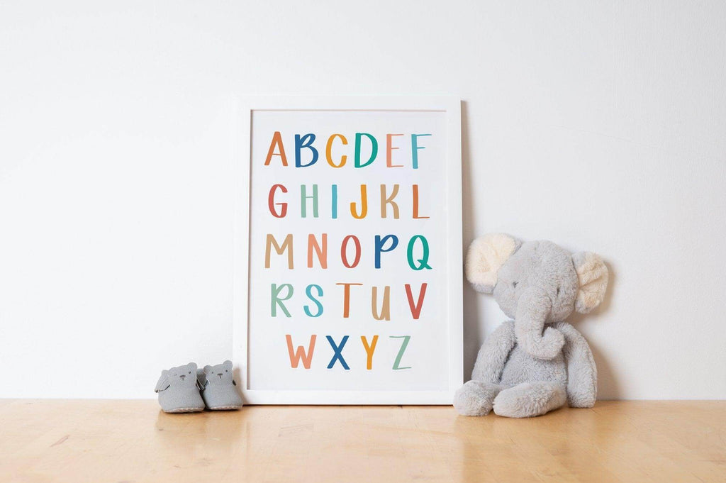 Alphabet Art Print - Hue Complete Me