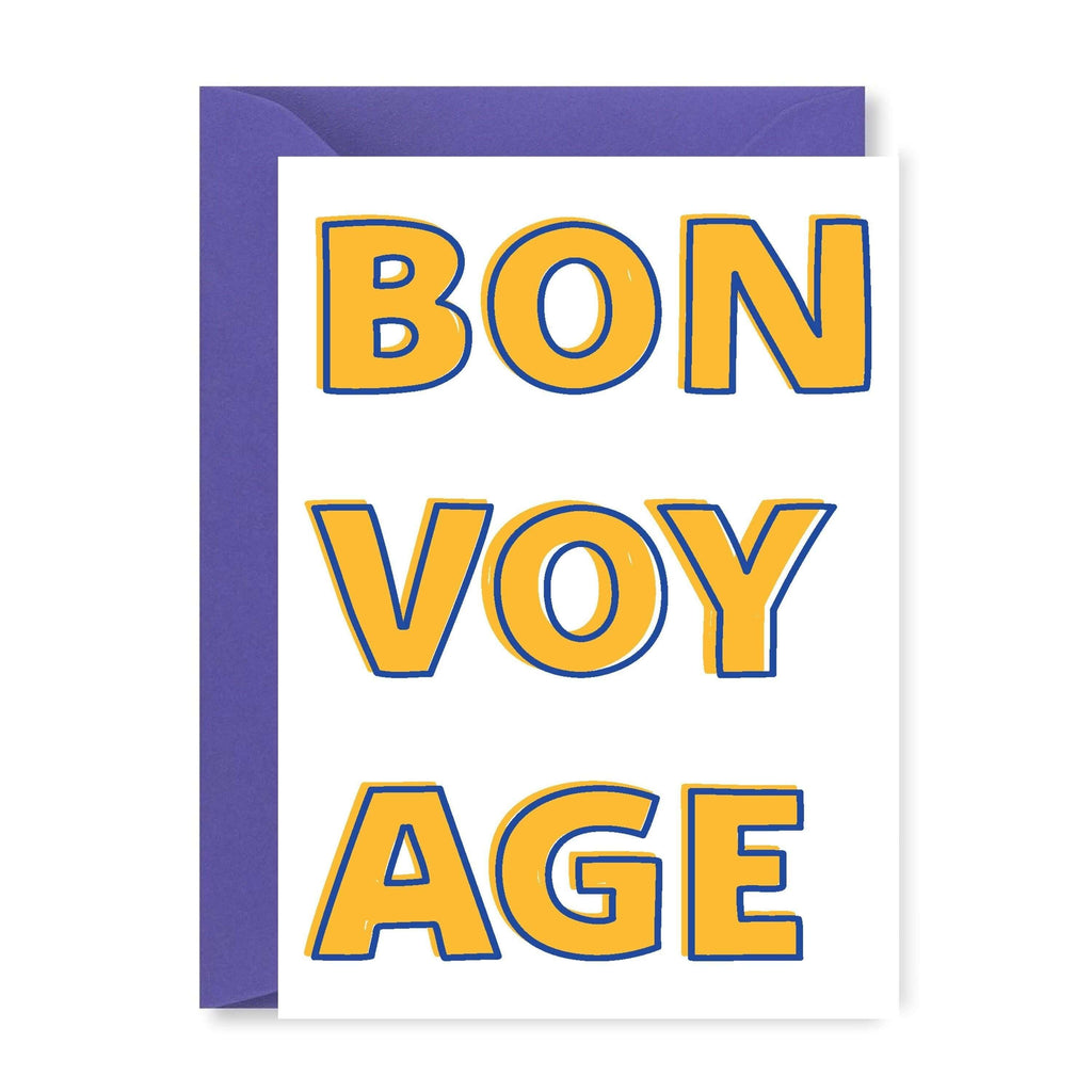 Bon Voyage Goodbye Card - On Sale - Hue Complete Me