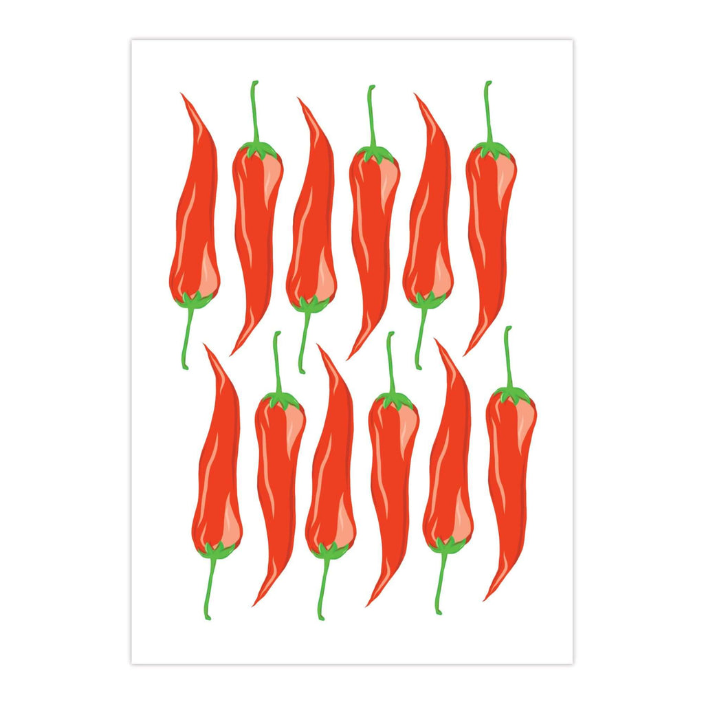 Chili Pepper Art Print - Hue Complete Me