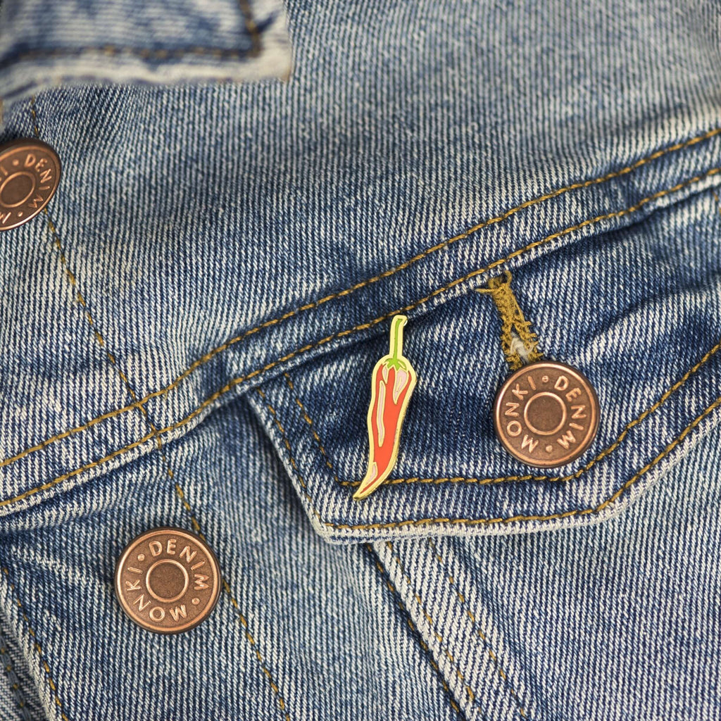 Chilli Pepper Pin | Hard Enamel Pin - Hue Complete Me