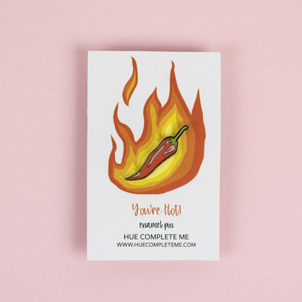 Chilli Pepper Pin | Hard Enamel Pin - Hue Complete Me