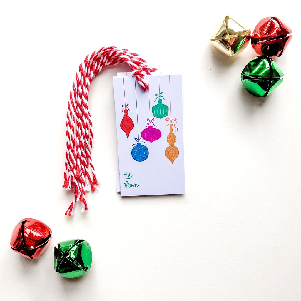 Christmas Ornament Gift Tags - Hue Complete Me