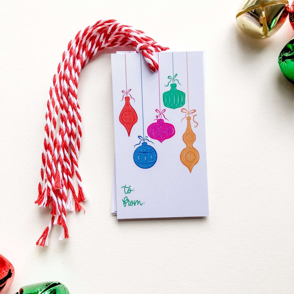 Christmas Ornament Gift Tags - Hue Complete Me