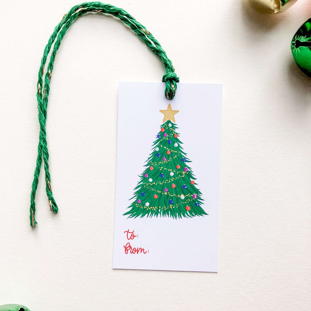 Christmas Tree Gift Tags - Hue Complete Me