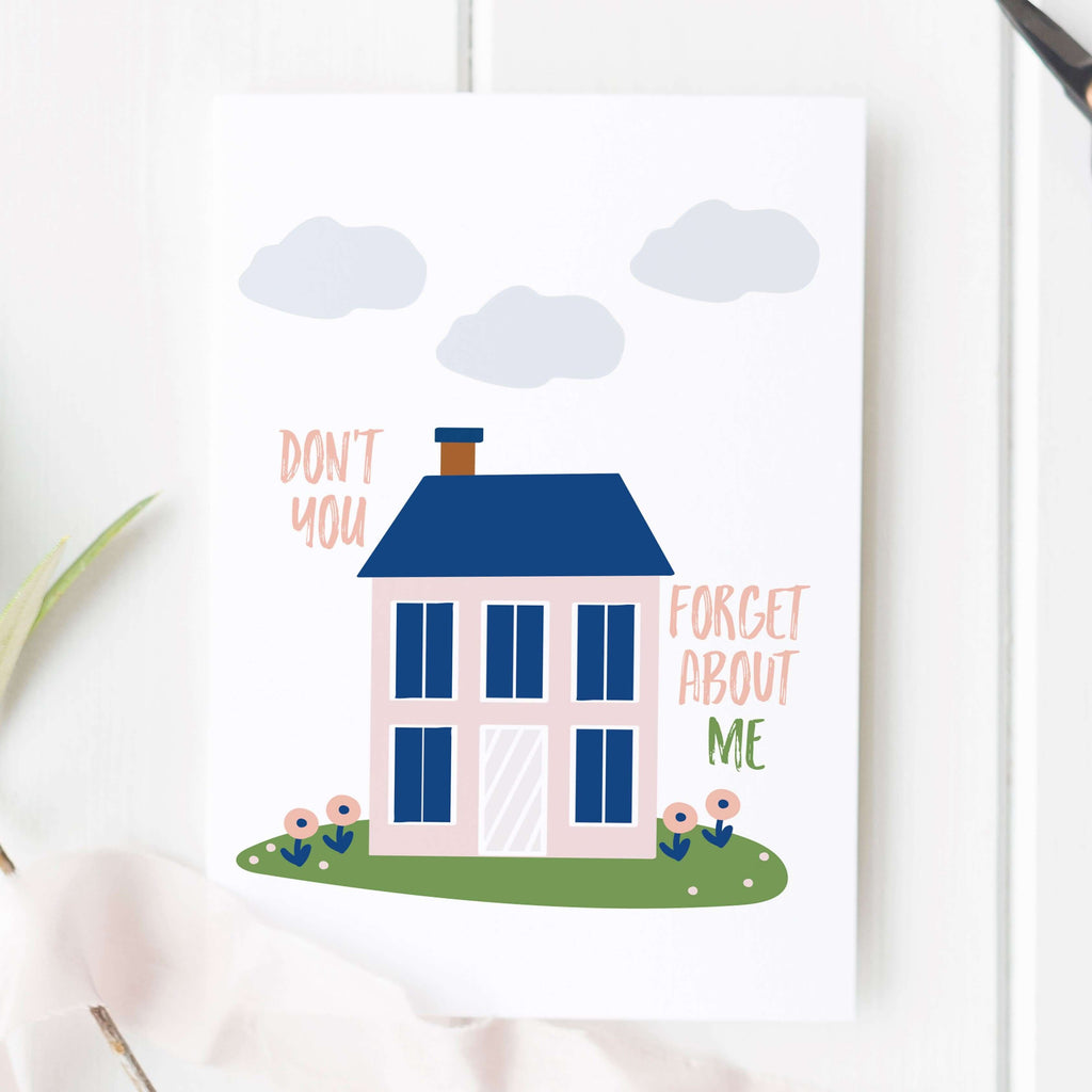 Don't Forget About Me Moving Away Card Greeting Card Hue Complete Me €2
