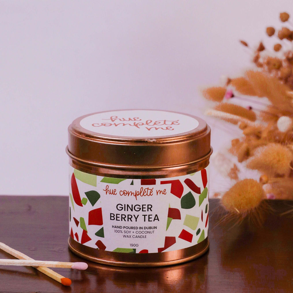 Ginger Berry Tea Candle  Hue Complete Me €14