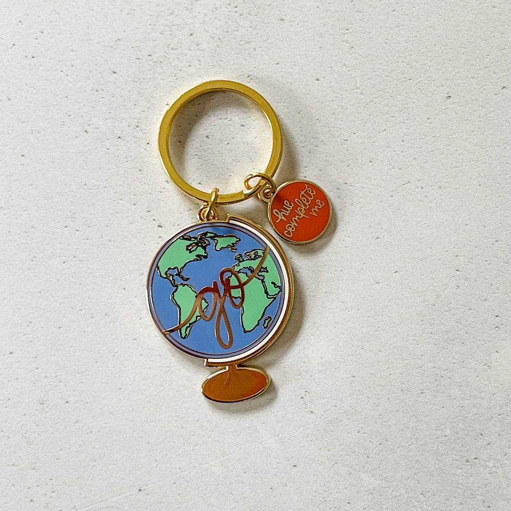 Go Globe Keychain - Hue Complete Me