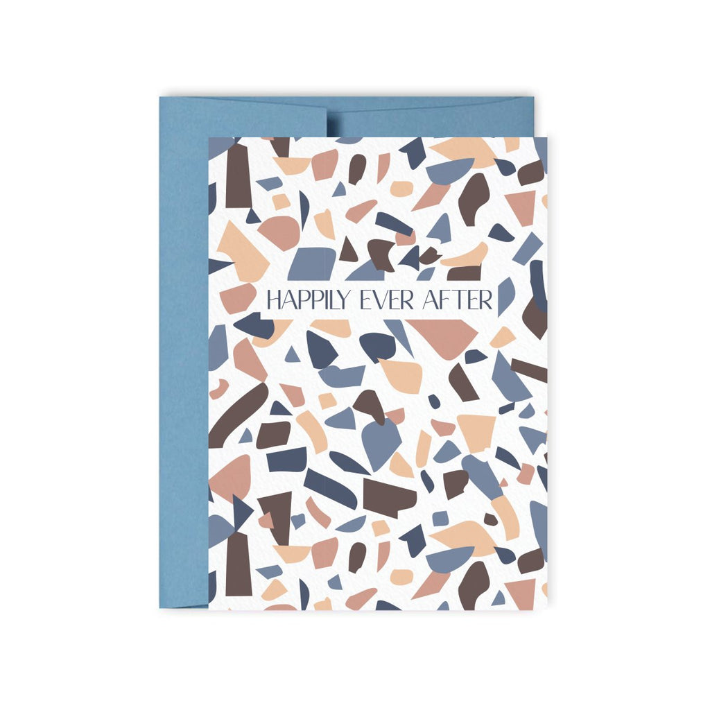 Happily Ever After Terrazzo Card - Hue Complete Me