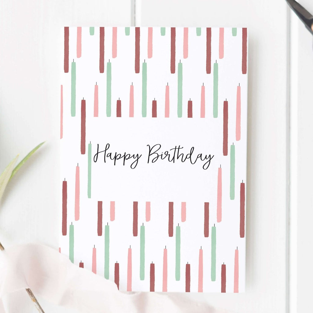 Happy Birthday Candles Card - Hue Complete Me