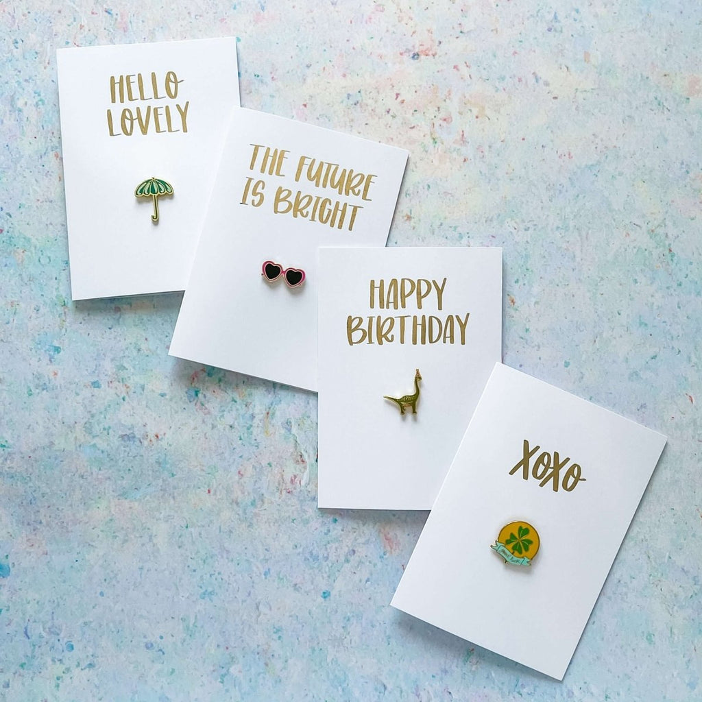Happy Birthday Design Your Own Pin Card - Hue Complete Me