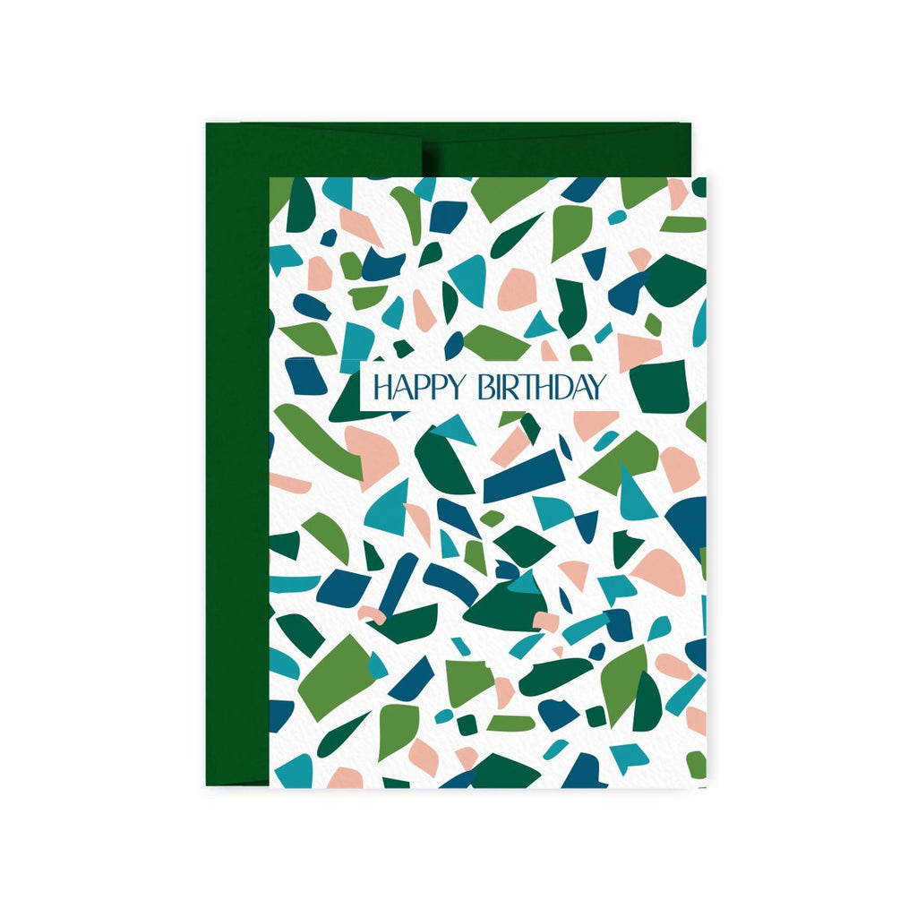 Happy Birthday Terrazzo Card - Hue Complete Me