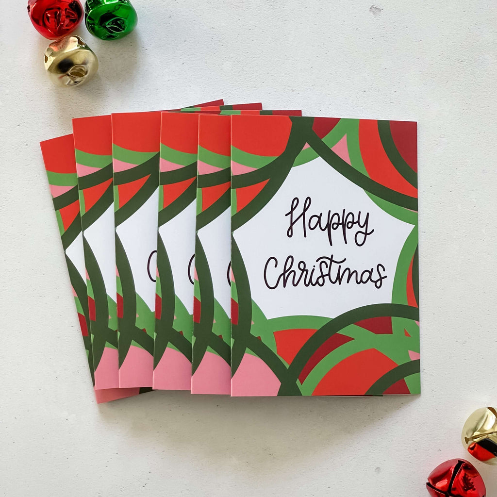 Happy Christmas Card Set of 6 Greeting Card Hue Complete Me €14