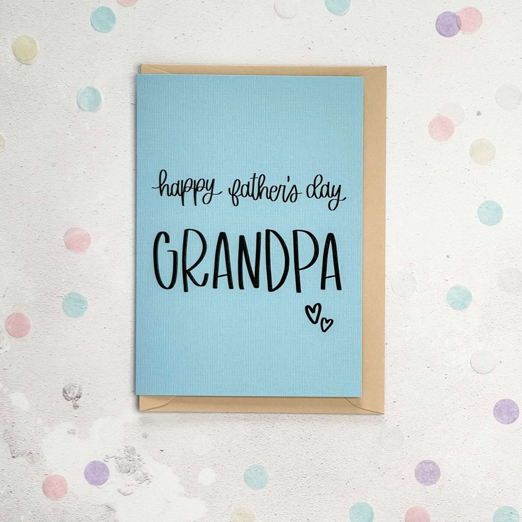 Happy Father's Day Grandpa Card - Hue Complete Me