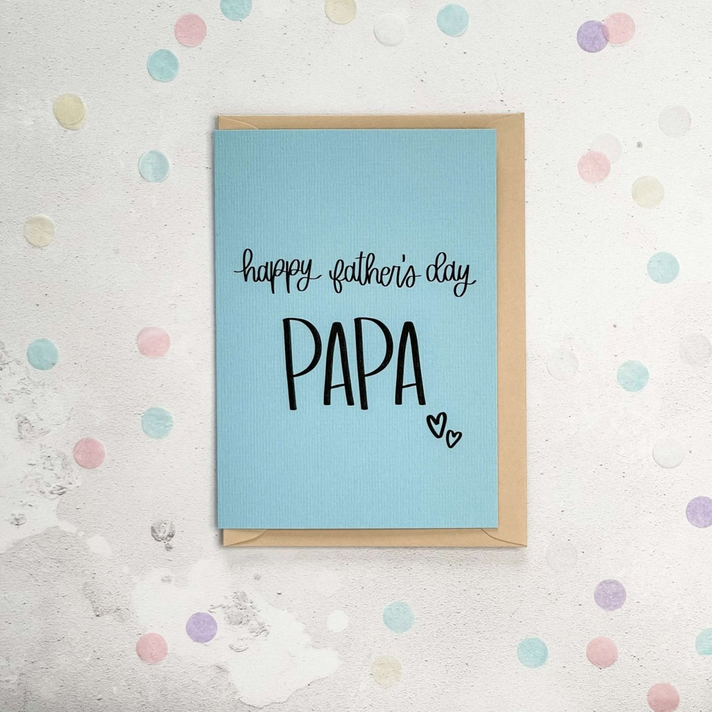 Happy Father's Day Papa Card - Hue Complete Me