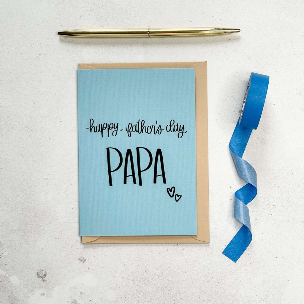 Happy Father's Day Papa Card - Hue Complete Me