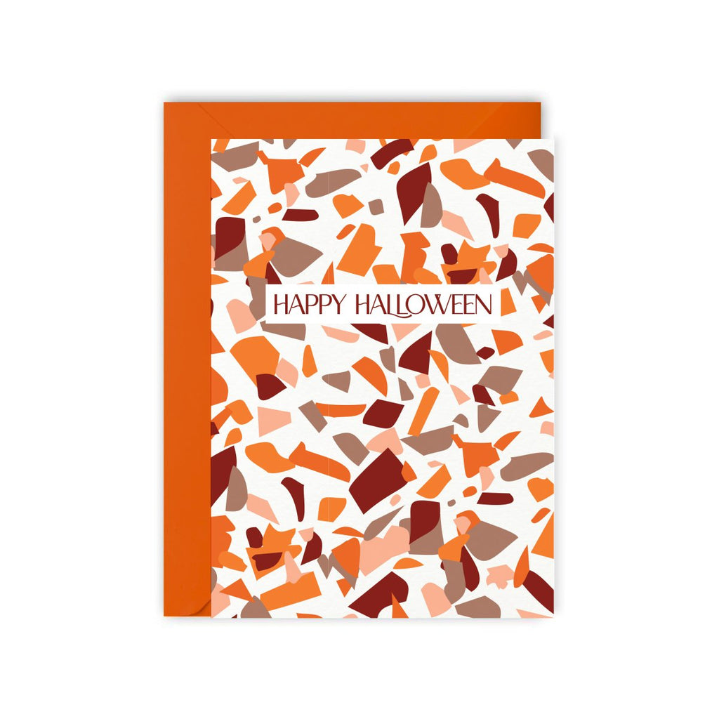 Happy Halloween Terrazzo Card - Hue Complete Me