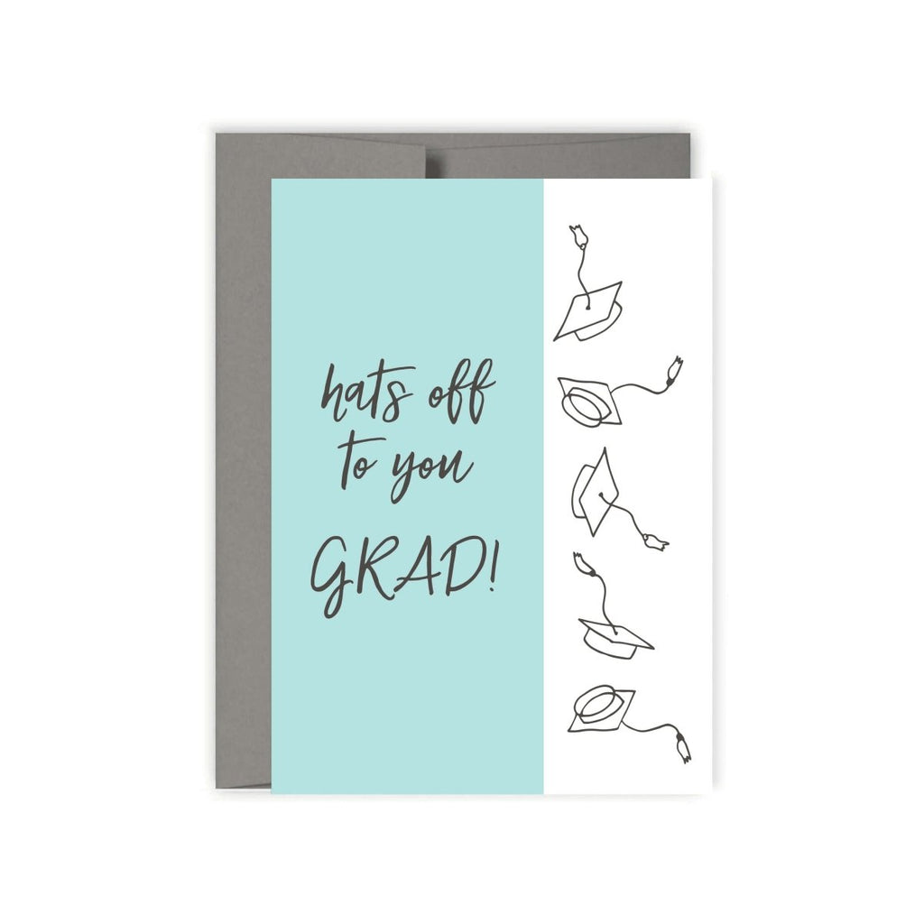 Hats Off To You Grad Card - Hue Complete Me