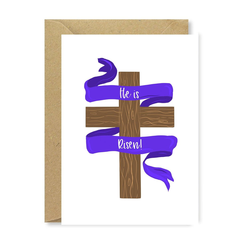 He Is Risen Easter Card - Hue Complete Me