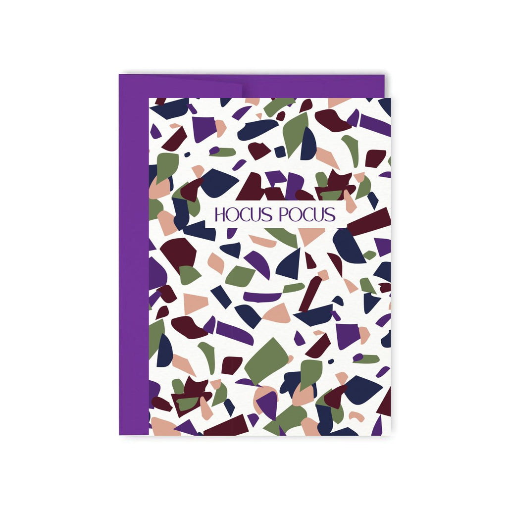 Hocus Pocus Terrazzo Card - Hue Complete Me