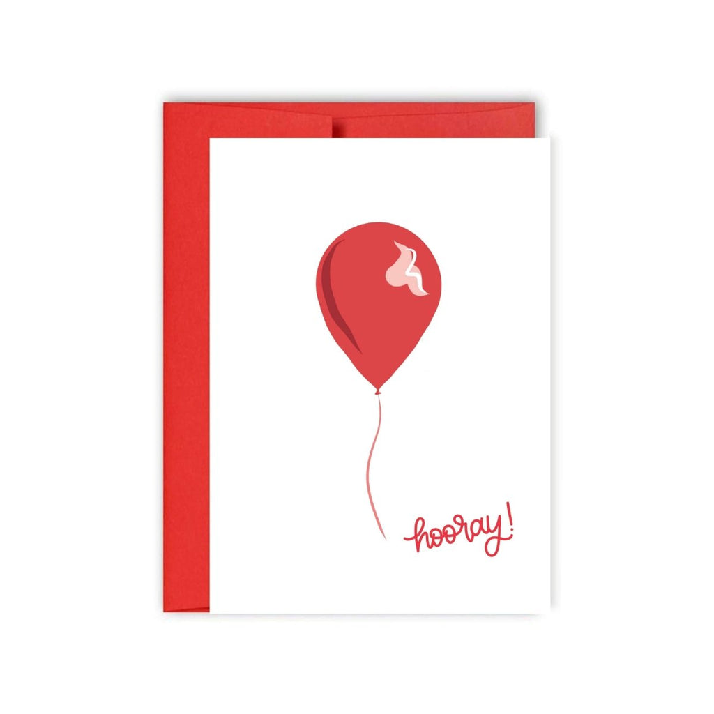 Hooray Birthday Balloon Card - Hue Complete Me