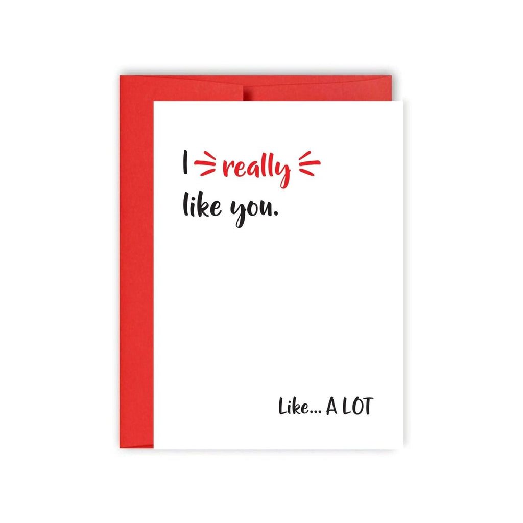 I Really Like You Card - Hue Complete Me