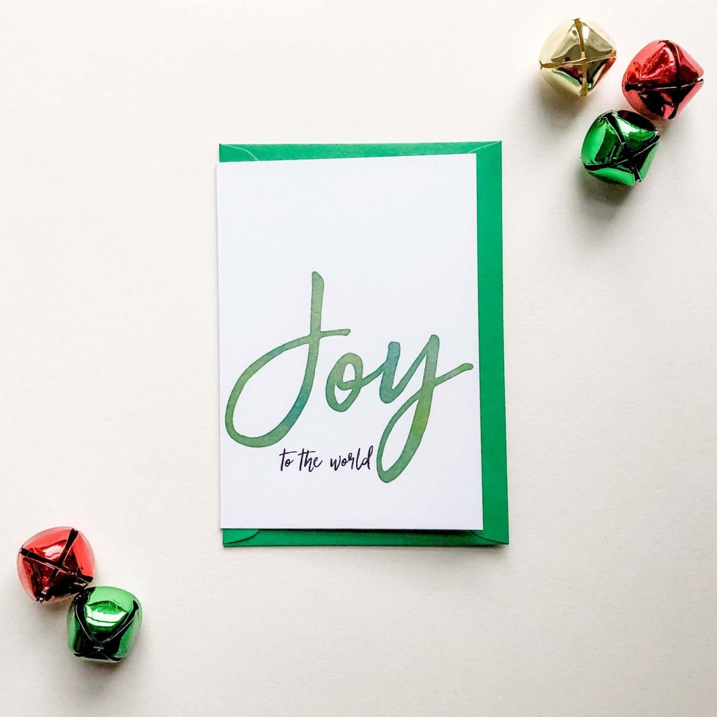 Joy To The World Green Card - Hue Complete Me