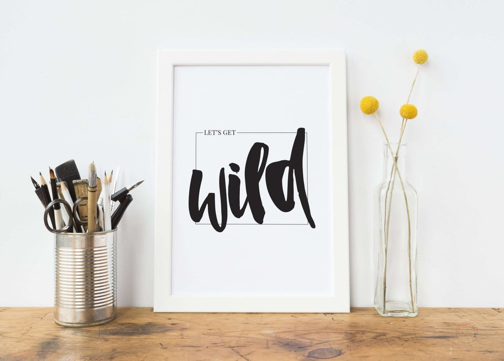 Let's Get Wild Art Print - Hue Complete Me