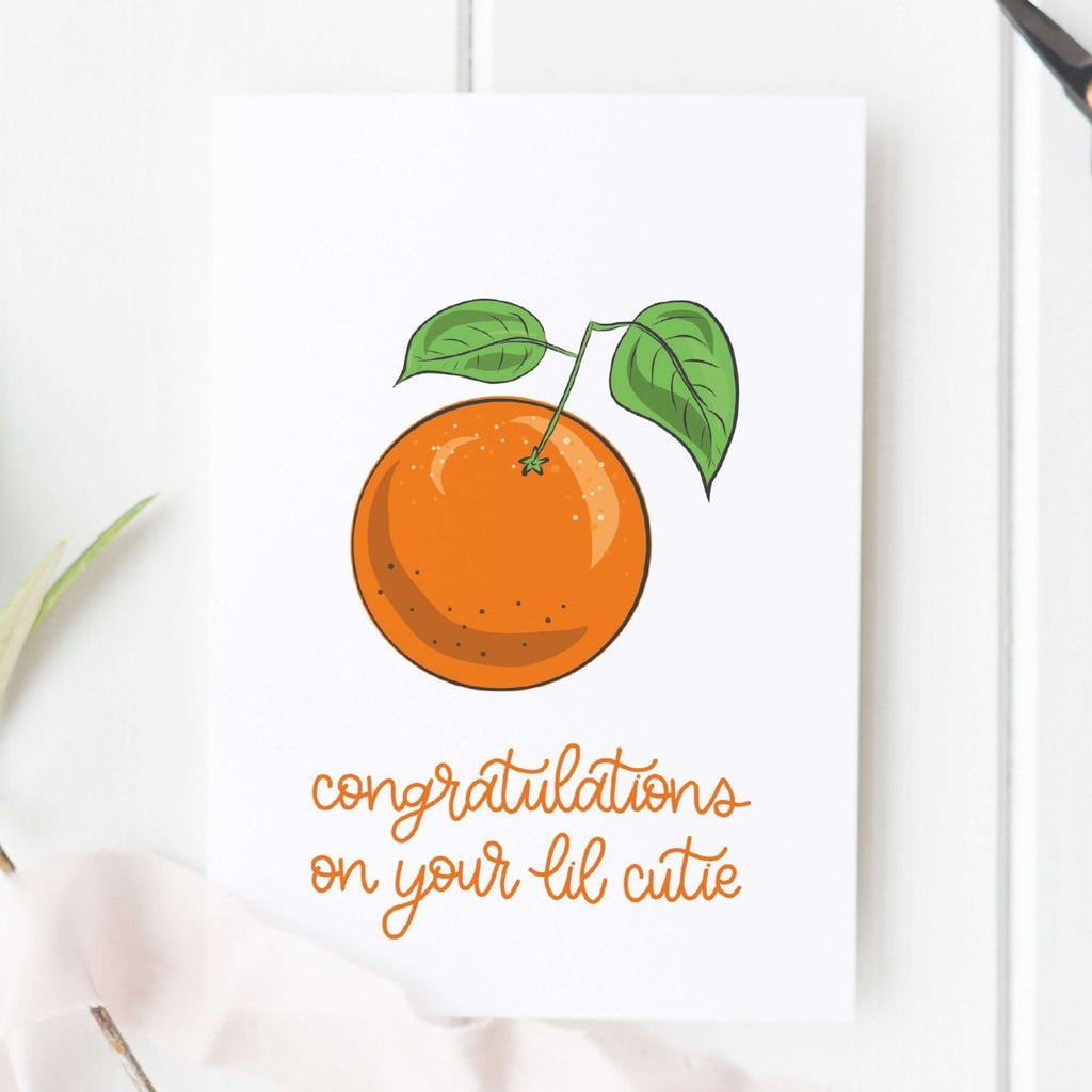 Lil Cutie Illustrated New Baby Card - Hue Complete Me