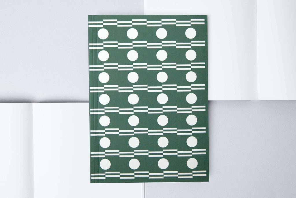 Limited Edition | A5 Layflat Daily Planner - Benita Print in Forest Green - Hue Complete Me