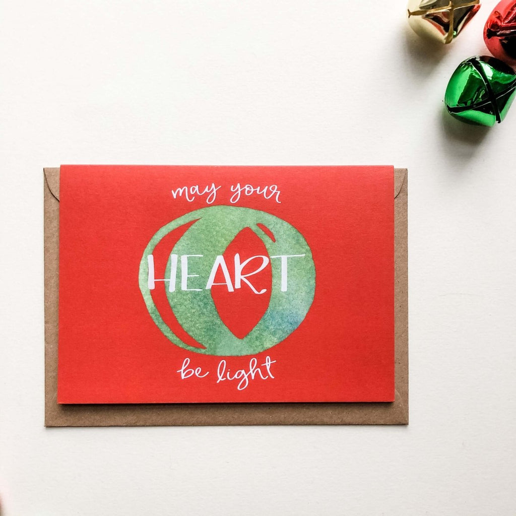 May Your Heart Be Light Card - Hue Complete Me