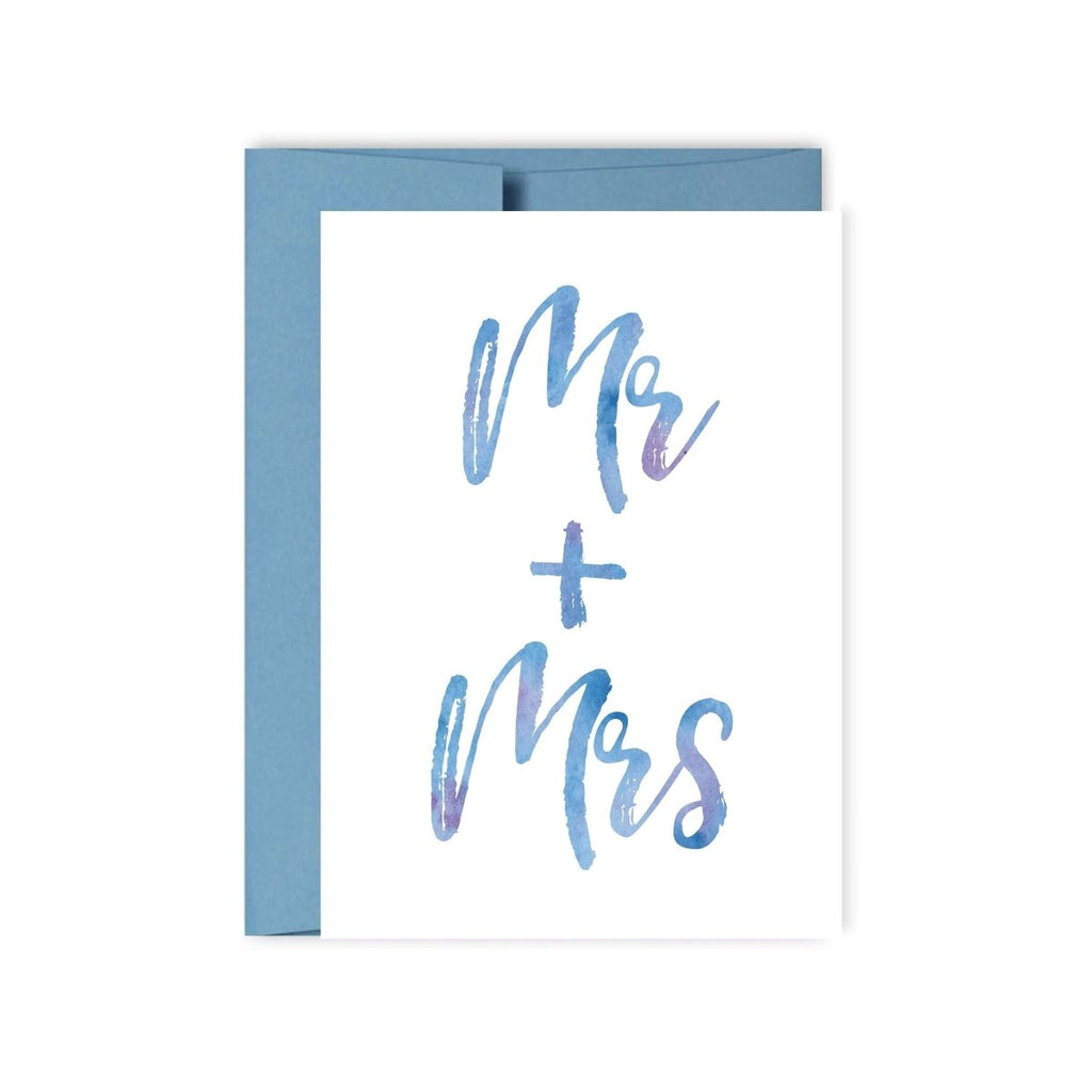 Mr & Mrs Wedding Card - Hue Complete Me